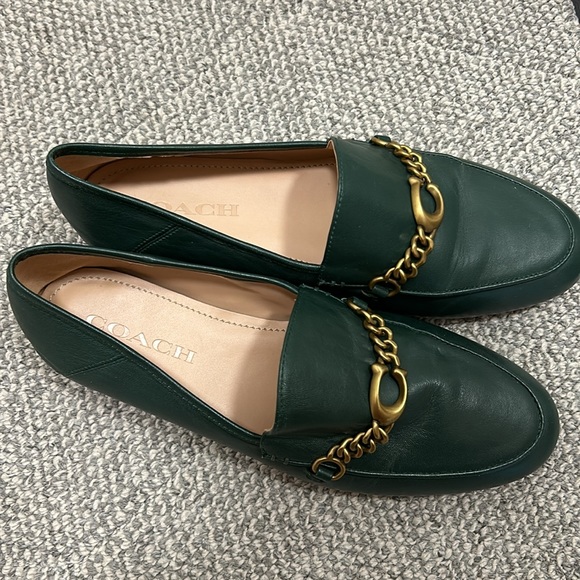 Coach Helena Loafer in Forest Green size 7.5 US - Picture 4 of 5
